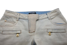 Load image into Gallery viewer, BALMAIN バルマン デニムパンツ デニム パンツ スキニー バイカーデニム サイドジップ サイズ36 美品 中古 55311