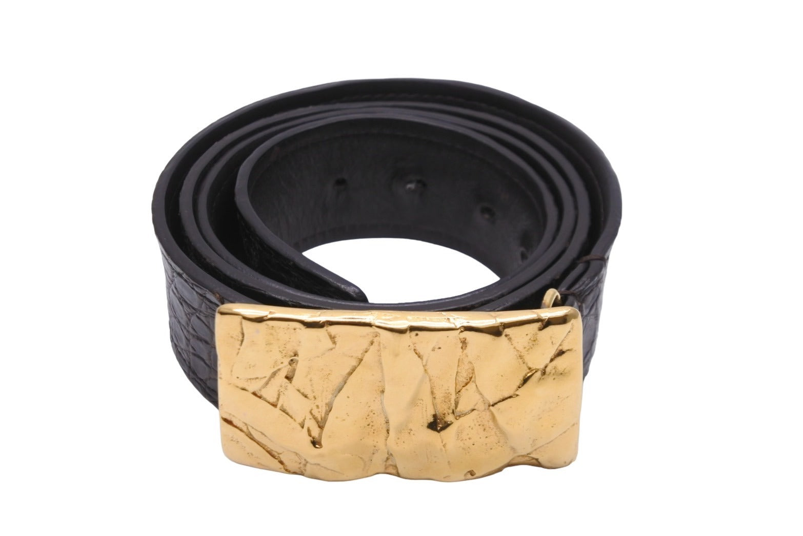 TOM FORD トムフォード ベルト バックル サイズ 105/42 レザー クロコ