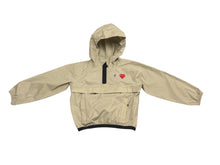 画像をギャラリービューアに読み込む, PLAY COMME des GARCONS K-WAY プレイコムデギャルソン ケイウェイ パーカー CA#06569 ベージュ ナイロン キッズ サイズ 4YEARS 美品 中古 4b005535
