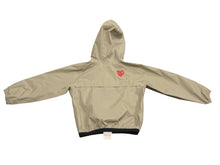 画像をギャラリービューアに読み込む, PLAY COMME des GARCONS K-WAY プレイコムデギャルソン ケイウェイ パーカー CA#06569 ベージュ ナイロン キッズ サイズ 4YEARS 美品 中古 4b005535