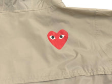 画像をギャラリービューアに読み込む, PLAY COMME des GARCONS K-WAY プレイコムデギャルソン ケイウェイ パーカー CA#06569 ベージュ ナイロン キッズ サイズ 4YEARS 美品 中古 4b005535