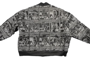 Very good condition al wissam jacket fully embroidered SOURCE MAGAZINE leather jacket used 55358
