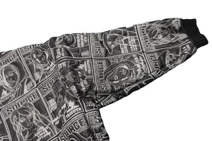 Very good condition al wissam jacket fully embroidered SOURCE MAGAZINE leather jacket used 55358