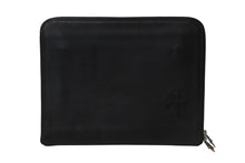 Load image into Gallery viewer, CHROME HEARTS クロムハーツ クラッチバッグ ドキュメントケース クロスパッチ ブラック シルバー925 レザー 良品 中古 55362