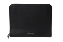 Load image into Gallery viewer, CHROME HEARTS クロムハーツ クラッチバッグ ドキュメントケース クロスパッチ ブラック シルバー925 レザー 良品 中古 55362