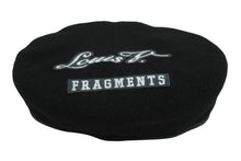 画像をギャラリービューアに読み込む, LOUIS VUITTON ルイヴィトン FRAGMENT フラグメント パリストーキョーワッペンベレー帽 M73748 17SS ブラック 美品 中古 55365