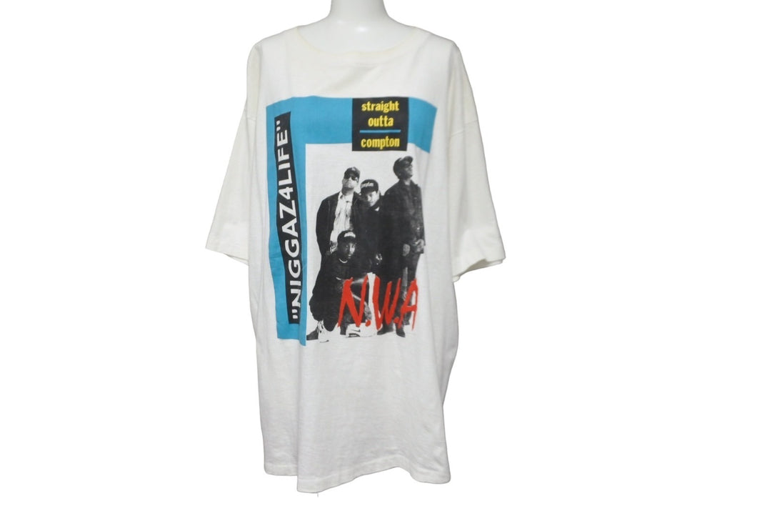 N.W.AＴシャツ 半袖 raptee ラップT ラップTEE 90's 90年代 vintage ヴィンテージ TシャツサイズXL 良品 中古  55369 – Casanova Vintage