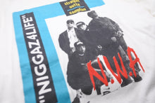 画像をギャラリービューアに読み込む, N.W.AＴシャツ 半袖 raptee ラップT ラップTEE 90's 90年代 vintage ヴィンテージ TシャツサイズXL 良品 中古 55369