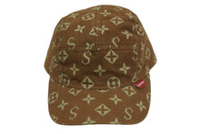 画像をギャラリービューアに読み込む, Supreme シュプリーム 帽子 激レア 名作 初期 モノグラム キャップ 2000年 ブラウン 美品 中古 55391