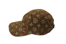 画像をギャラリービューアに読み込む, Supreme シュプリーム 帽子 激レア 名作 初期 モノグラム キャップ 2000年 ブラウン 美品 中古 55391