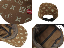 画像をギャラリービューアに読み込む, Supreme シュプリーム 帽子 激レア 名作 初期 モノグラム キャップ 2000年 ブラウン 美品 中古 55391