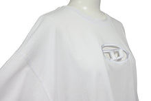 画像をギャラリービューアに読み込む, DIESEL ディーゼル T-Rowy カットアウト ロゴ 半袖Ｔシャツ ホワイト 白 トップス オーバーサイズ A11559 サイズXS 美品 中古 55393