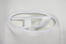 画像をギャラリービューアに読み込む, DIESEL ディーゼル T-Rowy カットアウト ロゴ 半袖Ｔシャツ ホワイト 白 トップス オーバーサイズ A11559 サイズXS 美品 中古 55393