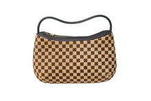 画像をギャラリービューアに読み込む, LOUIS VUITTON ルイヴィトン ハンドバッグ タイガー ダミエソバージュ ハラコ レザーM92132 ブラウン ゴールド 美品 中古 55409