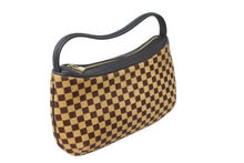 画像をギャラリービューアに読み込む, LOUIS VUITTON ルイヴィトン ハンドバッグ タイガー ダミエソバージュ ハラコ レザーM92132 ブラウン ゴールド 美品 中古 55409