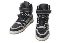 Load image into Gallery viewer, LOUIS VUITTON ルイヴィトン スニーカー ハイトップ トレイナー 19SS ブラック グレー 8 1/2 ヴァージル 1A7RTY 美品 中古 55414