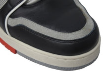 Load image into Gallery viewer, LOUIS VUITTON ルイヴィトン スニーカー ハイトップ トレイナー 19SS ブラック グレー 8 1/2 ヴァージル 1A7RTY 美品 中古 55414