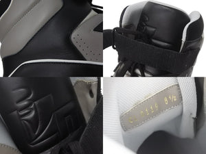 LOUIS VUITTON ルイヴィトン スニーカー ハイトップ トレイナー 19SS ブラック グレー 8 1/2 ヴァージル 1A7RTY 美品 中古 55414
