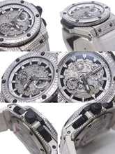 画像をギャラリービューアに読み込む, HUBLOT ウブロ ウニコ 時計 替えベゼルセット バケット 白文字盤 AT/自動巻 701NX0170 RX AT 55447 中古