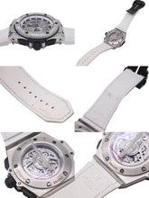 画像をギャラリービューアに読み込む, HUBLOT ウブロ ウニコ 時計 替えベゼルセット バケット 白文字盤 AT/自動巻 701NX0170 RX AT 55447 中古