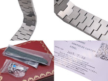 画像をギャラリービューアに読み込む, 新品同様 2023年 カルティエ CARTIER サントス ドゥ カルティエ ウォッチ LM WSSA0062 グリーン 中古 55448