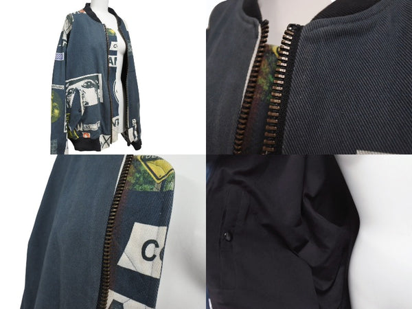 極美品 RAF SIMONS ラフシモンズ 03SS ボンバージャケット サイズ46 CONSUMED期 消費者期 Peter De Potter MA-1 アーカイブ 中古 4b005545