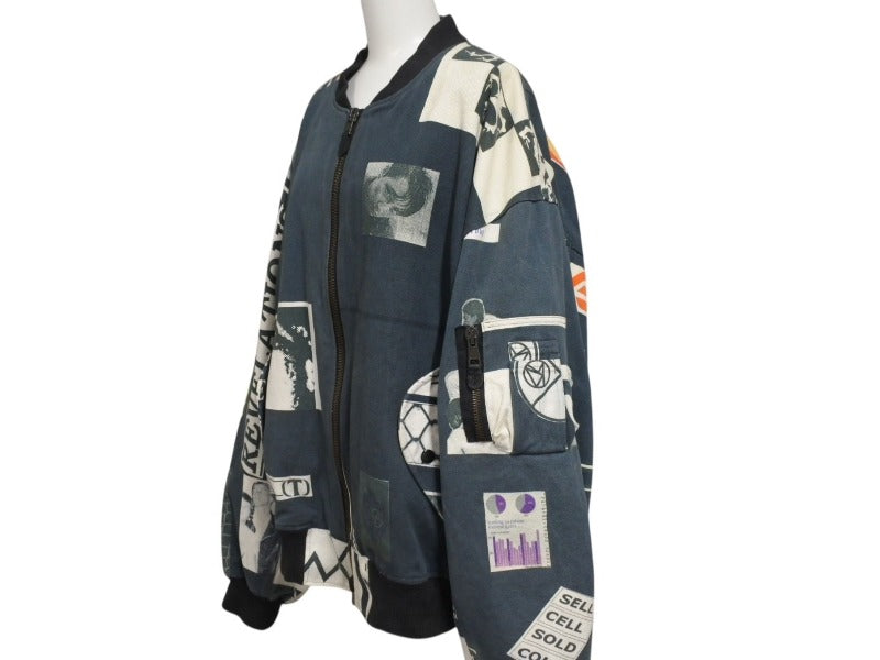 極美品 RAF SIMONS ラフシモンズ 03SS ボンバージャケット サイズ46 CONSUMED期 消費者期 Peter De Potter MA-1 アーカイブ 中古 4b005545