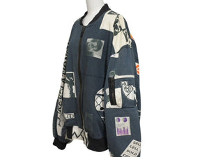 極美品 RAF SIMONS ラフシモンズ 03SS ボンバージャケット サイズ46 CONSUMED期 消費者期 Peter De Potter MA-1 アーカイブ 中古 4b005545
