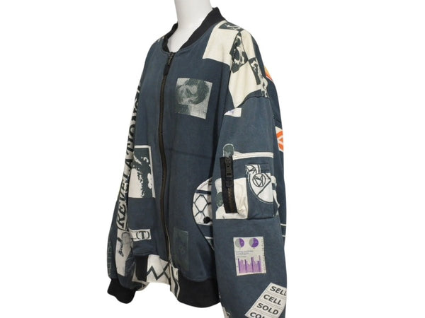 極美品 RAF SIMONS ラフシモンズ 03SS ボンバージャケット サイズ46 CONSUMED期 消費者期 Peter De Potter MA-1 アーカイブ 中古 4b005545