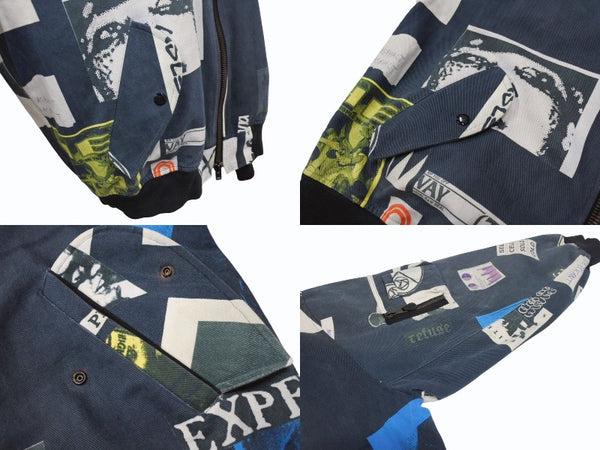 極美品 RAF SIMONS ラフシモンズ 03SS ボンバージャケット サイズ46 CONSUMED期 消費者期 Peter De Potter MA-1 アーカイブ 中古 4b005545