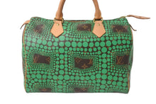 画像をギャラリービューアに読み込む, LOUIS VUITTON ルイヴィトン ハンドバッグ M40694 スピーディ30 パンプキンドット 草間彌生 ヴェール ゴールド金具 美品 中古 55453