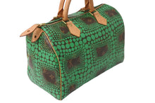 画像をギャラリービューアに読み込む, LOUIS VUITTON ルイヴィトン ハンドバッグ M40694 スピーディ30 パンプキンドット 草間彌生 ヴェール ゴールド金具 美品 中古 55453