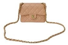 Load image into Gallery viewer, CHANEL シャネル チェーンショルダーバッグ ミニマトラッセ17cm 8番台 キャビア サーモンピンク ゴールド金具 美品 中古 55485