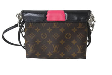 Load image into Gallery viewer, 極美品 LOUIS VUITTON ルイヴィトン ショルダーバッグ ポシェット・カブキマスク 山本寛斎コラボ M43495 シルバー金具 中古 55546