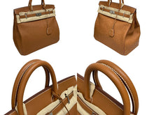 Load image into Gallery viewer, 新品未使用 HERMES エルメス ハンドバッグ オータクロア40 ゴールド B刻印 トゴ パラジウム金具 中古 4b005556