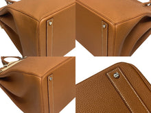 Load image into Gallery viewer, 新品未使用 HERMES エルメス ハンドバッグ オータクロア40 ゴールド B刻印 トゴ パラジウム金具 中古 4b005556