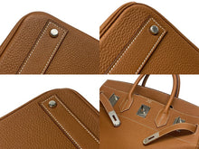 Load image into Gallery viewer, 新品未使用 HERMES エルメス ハンドバッグ オータクロア40 ゴールド B刻印 トゴ パラジウム金具 中古 4b005556