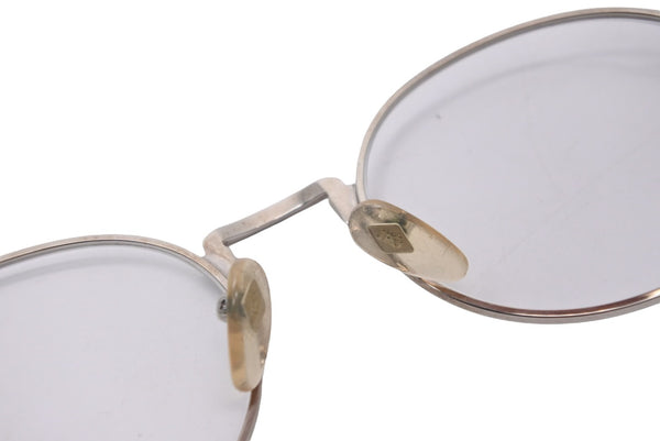 極美品 Jean Paul Gaultier ジャンポール ゴルチェ メガネ サングラス シルバー 56-6106 中古 55563