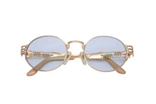 画像をギャラリービューアに読み込む, 極美品 Jean Paul Gaultier ジャンポール ゴルチェ メガネ サングラス 56-6106 ゴールド 中古 55564