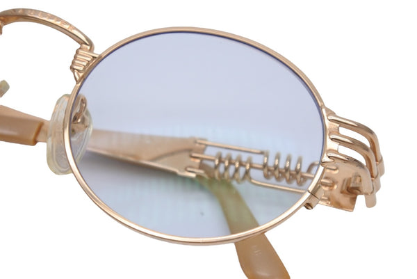 極美品 Jean Paul Gaultier ジャンポール ゴルチェ メガネ サングラス 56-6106 ゴールド 中古 55564