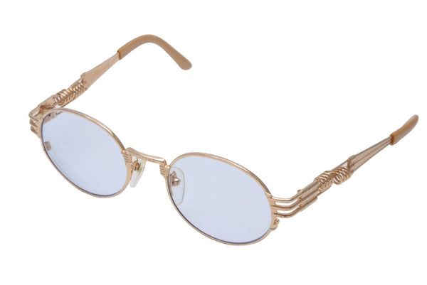 極美品 Jean Paul Gaultier ジャンポール ゴルチェ メガネ サングラス 56-6106 ゴールド 中古 55564