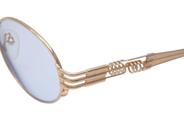 極美品 Jean Paul Gaultier ジャンポール ゴルチェ メガネ サングラス 56-6106 ゴールド 中古 55564