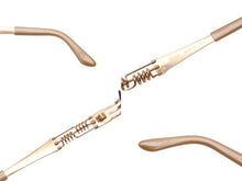 画像をギャラリービューアに読み込む, 極美品 Jean Paul Gaultier ジャンポール ゴルチェ メガネ サングラス 56-6106 ゴールド 中古 55564