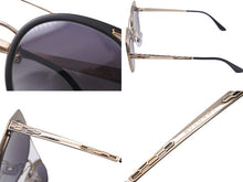 Load image into Gallery viewer, 極美品 BVLGARI ブルガリ セルペンティ サングラス ブラック ゴールド プラスチック ニッケル合金 53□20-145 903279 中古 55592