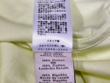 Load image into Gallery viewer, 新品同様 HERMES エルメス 半袖Ｔシャツ レザーミニパッチ コットン 23SS サイズXL グリーン 中古 53656