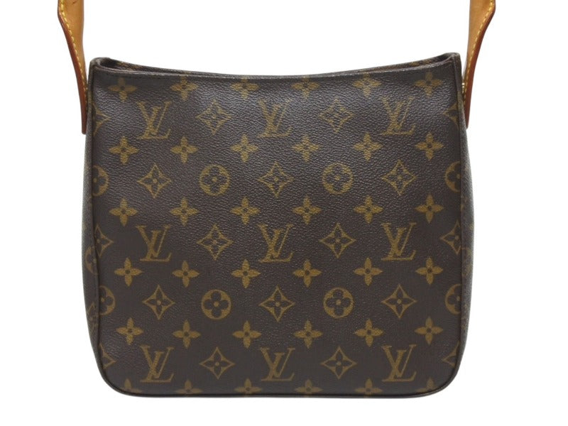LOUIS VUITTON Looping MM One Shoulder Bag M51146 Monogram PVC Leather Brown Gold Hardware Good Condition Used 4b005573
