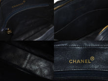 Load image into Gallery viewer, CHANEL シャネル ショルダーバッグ マトラッセ ビジュー チェーンショルダー 紺 フリンジ ラムスキン 美品 中古 55768