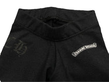 Load image into Gallery viewer, 新品未使用 CHROME HEARTS クロムハーツ パンツ レギンス ロゴプリント ブラック キッズ 6 MONTHS 52/41 中古 55810