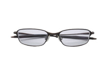 Load image into Gallery viewer, Oakley オークリー サングラス メタルフレーム スクエア型 ブラウン チタン メガネ度入り 美品 中古 55823