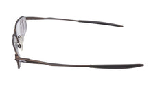 Load image into Gallery viewer, Oakley オークリー サングラス メタルフレーム スクエア型 ブラウン チタン メガネ度入り 美品 中古 55823